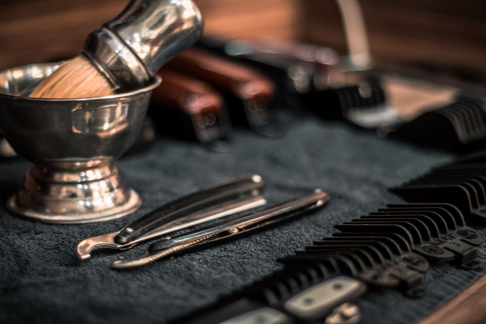 Interior da barbearia