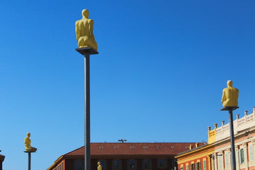 기둥, 도시의, 맑은 하늘의 무료 스톡 사진