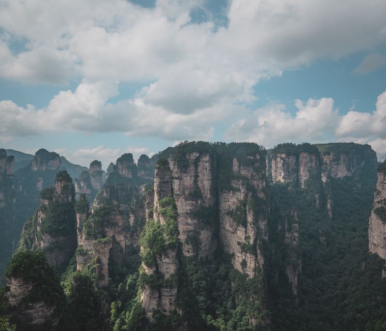 Otra foto de el Parque Nacional de Zhangjiajie