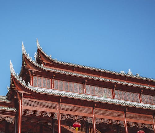 Photos gratuites de attraction touristique, chine, ciel bleu