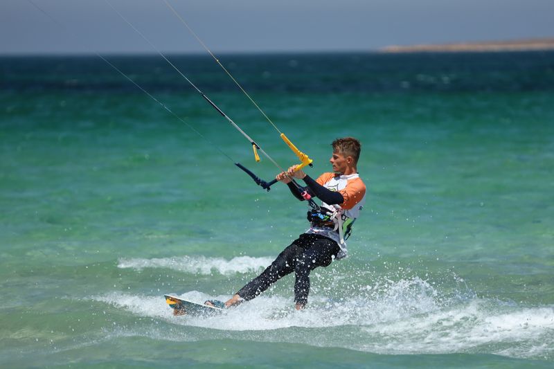 Island Games Rügen: freestyle-kitesurfen aan de Oostzee