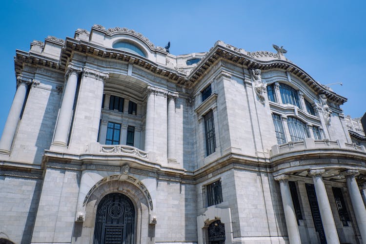 Facade Of The Palacio De Bellas Artes