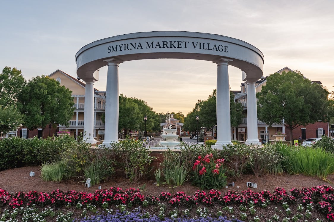 Free Smyrna Market Village in Georgia Stock Photo