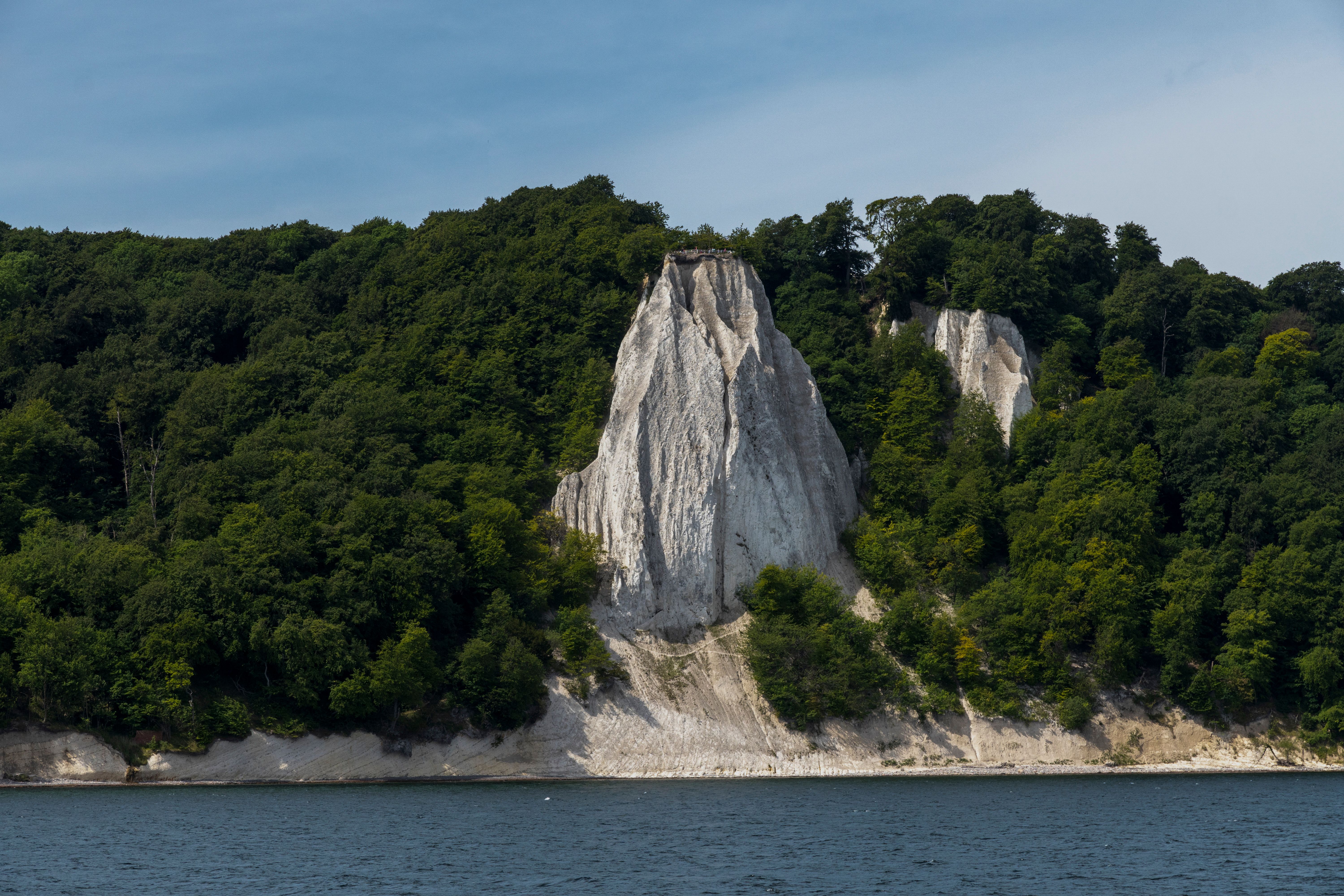Jasmund National Park scenic landscape of chalk cliffs and forest