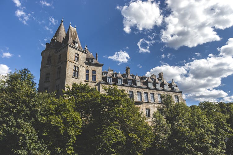 The Durbuy Castle In Luxembourg, Belgium