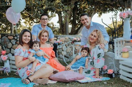 A large family posing outdoors — Catalina Herrera on Pexels