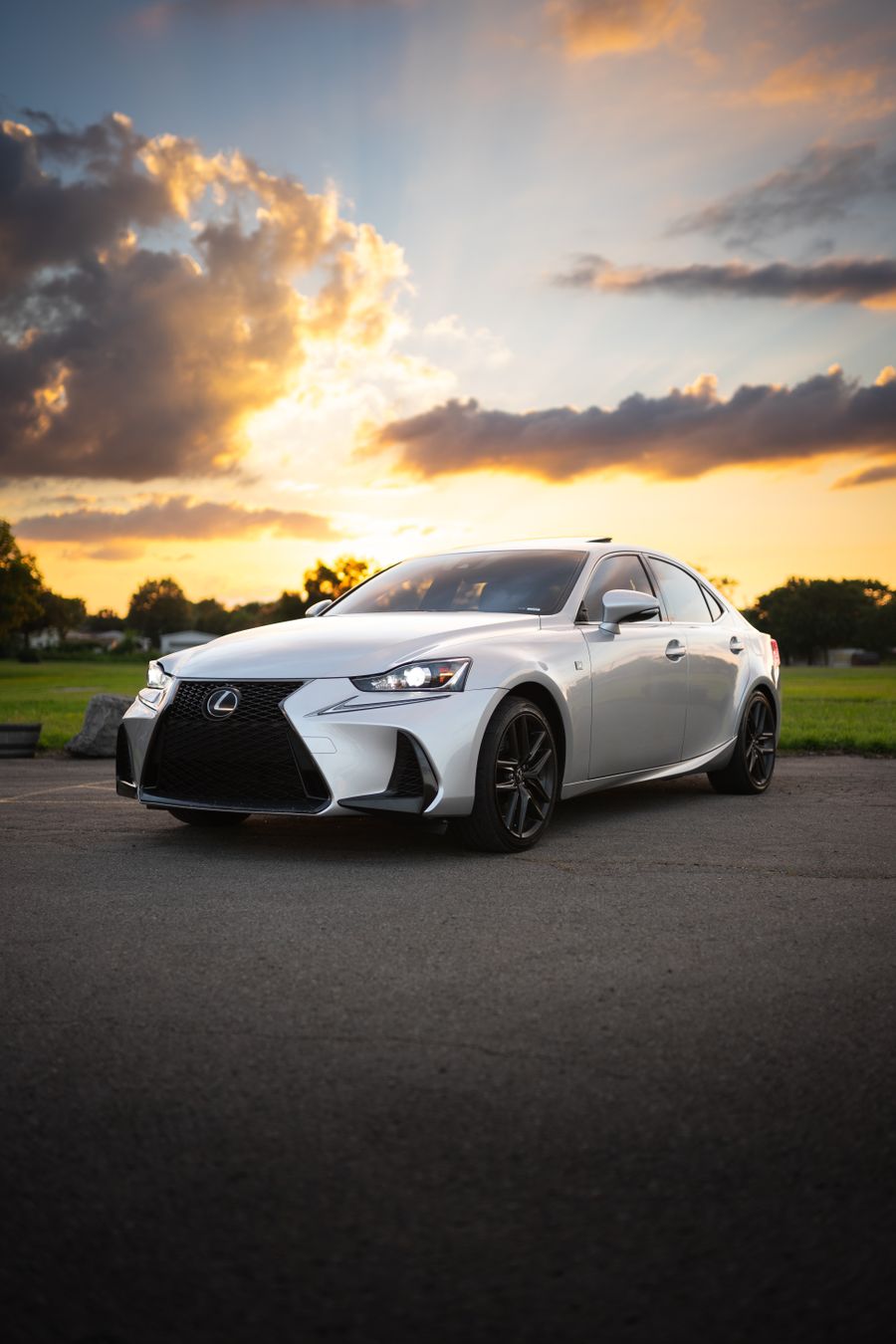 Premium sedan parked outdoors