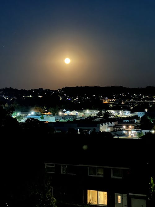 Free stock photo of devon, england, factories at night