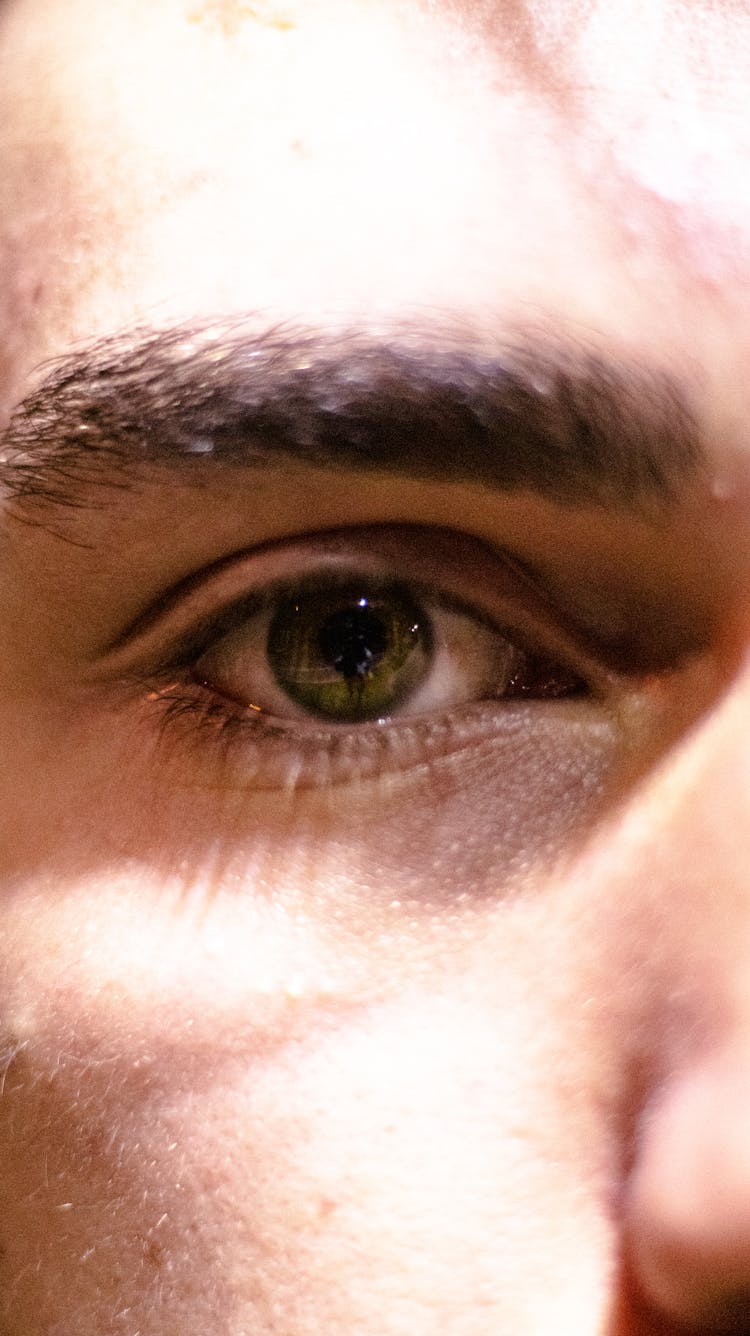 Close-Up Shot Of A Person's Eye