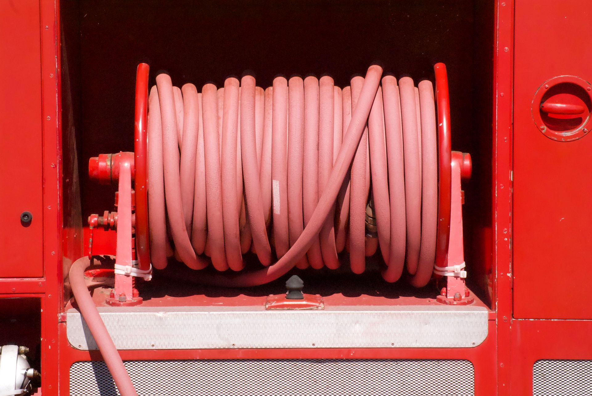 Hose in Fire Truck