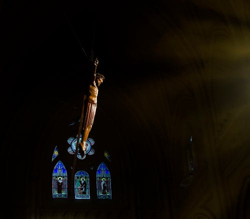 Kostnadsfria Kostnadsfri bild av andlig, crucifixion, jesus kristus Stock foto