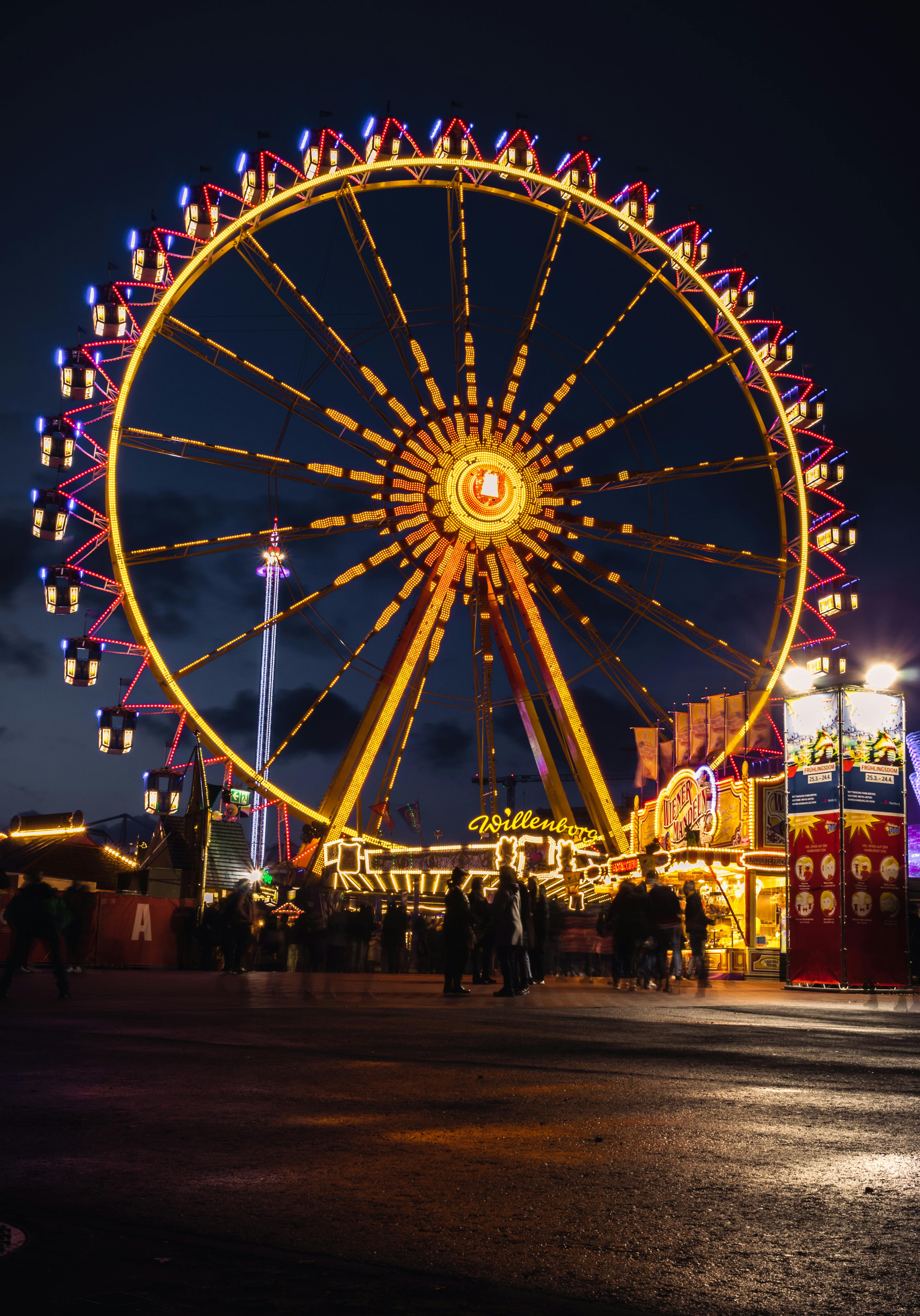 Amusement Park Ferris Wheel