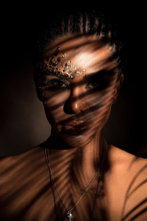 Shadow on Woman Face