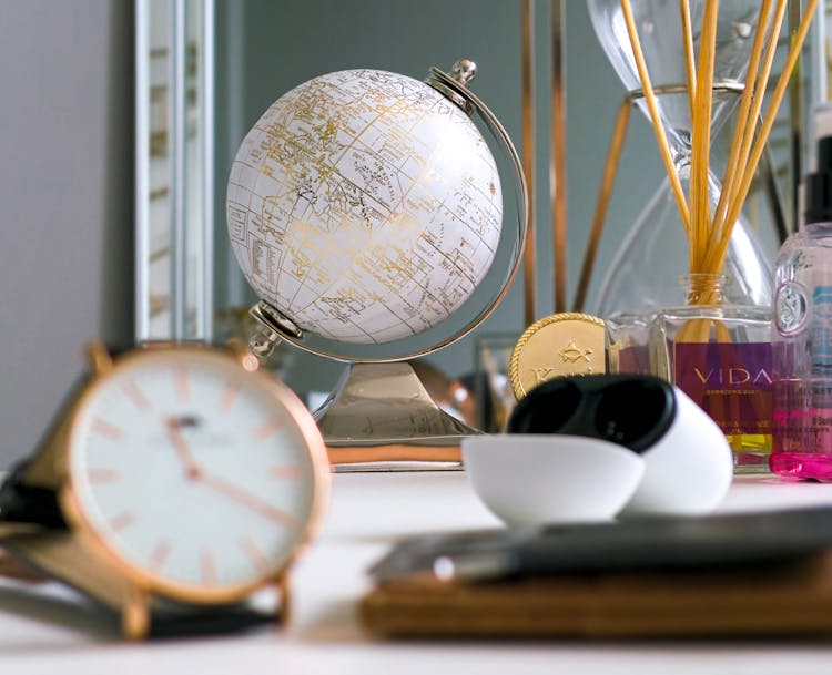 Golden Globe On A Table