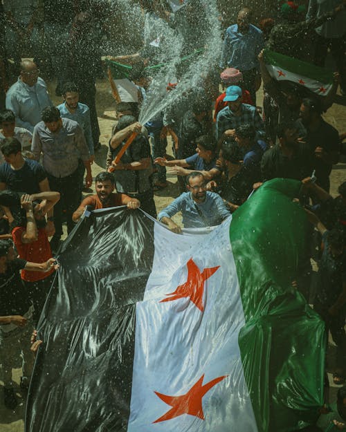 Foto stok gratis air, basah, bendera