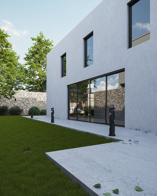 Cgi: Villa In Bianco E Nero