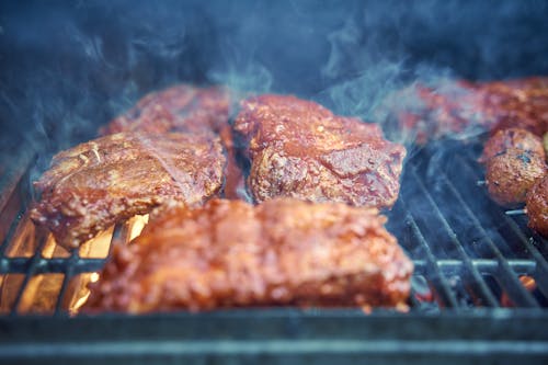 고기, 닭, 담배를 피우다의 무료 스톡 사진