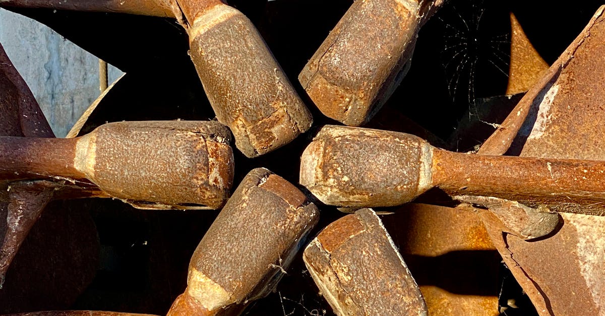 Close-up Photo of Rusty Metal Objects · Free Stock Photo