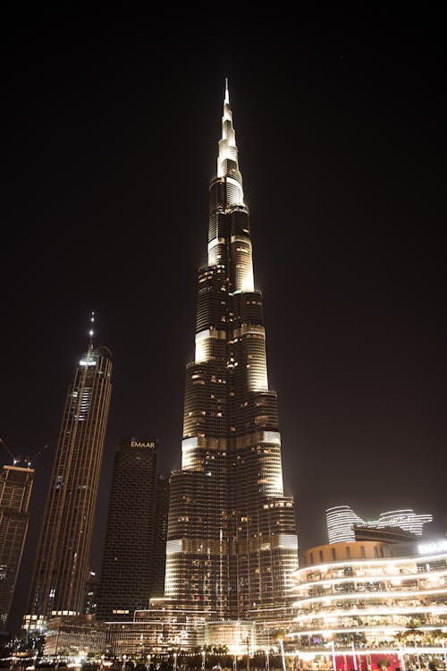 The Burj Khalifa at Night 