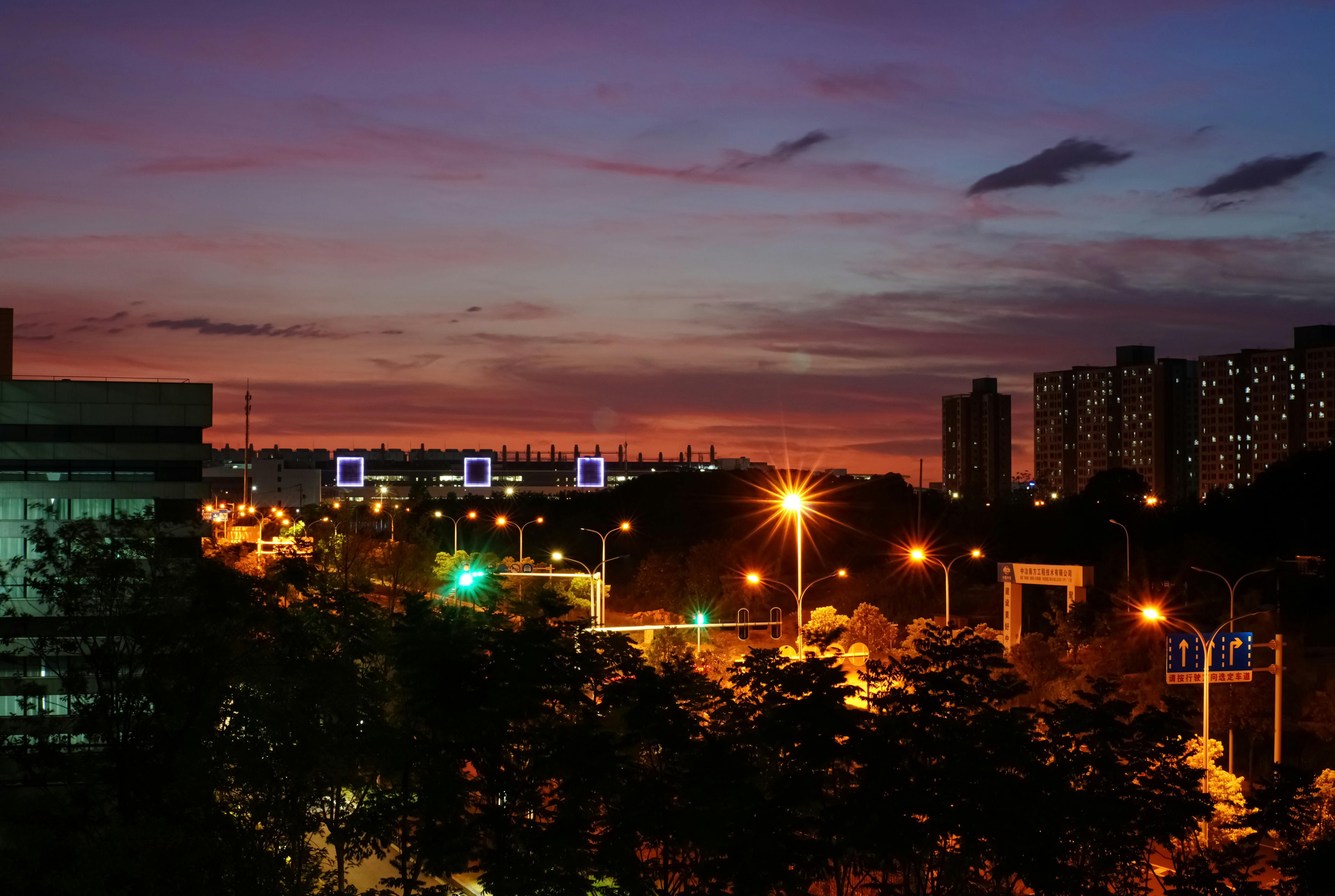 Photo Of City During Night · Free Stock Photo