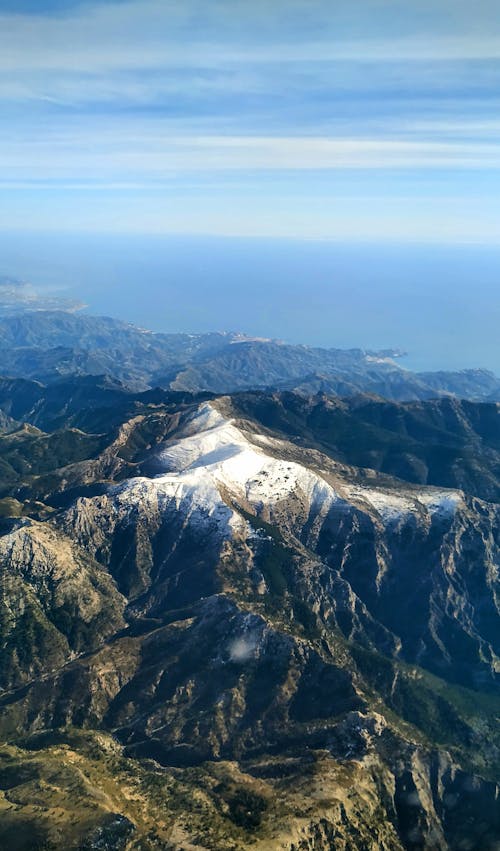 Blue Sky over a Mountain