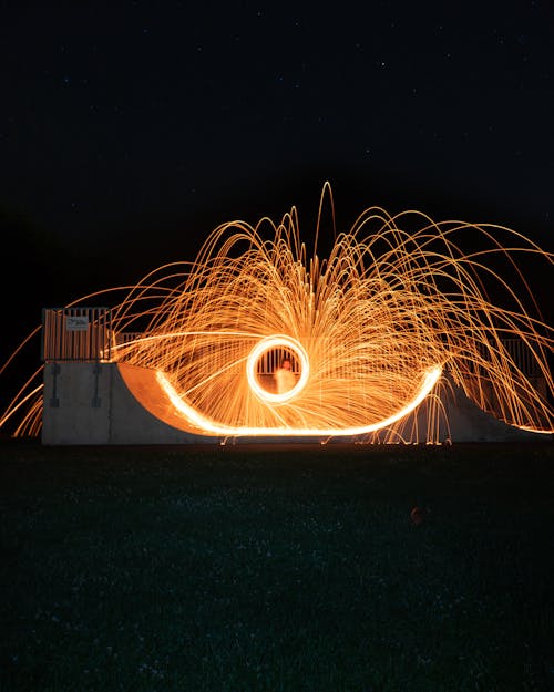 Spinning Steel Wool