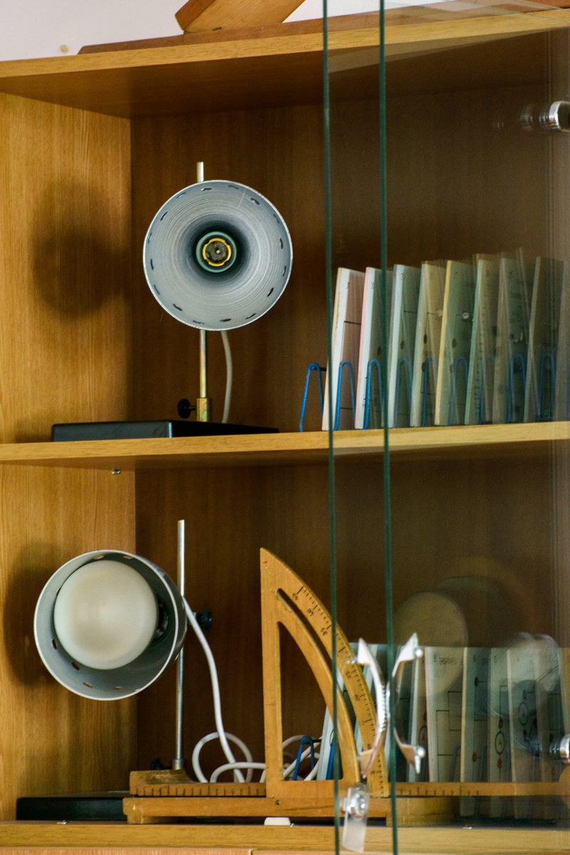 LED lighting detail for TV wall cabinet display shelves