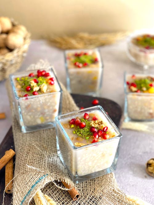 Close-up Photo of a Turkish Dessert 