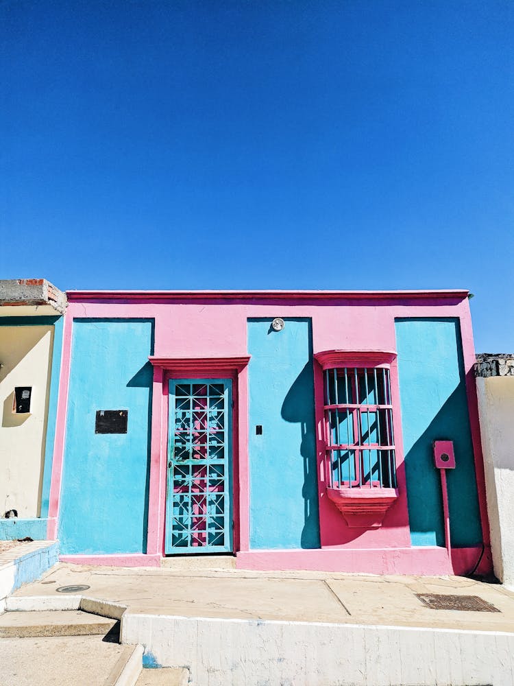 Colorful Exterior Of A House 