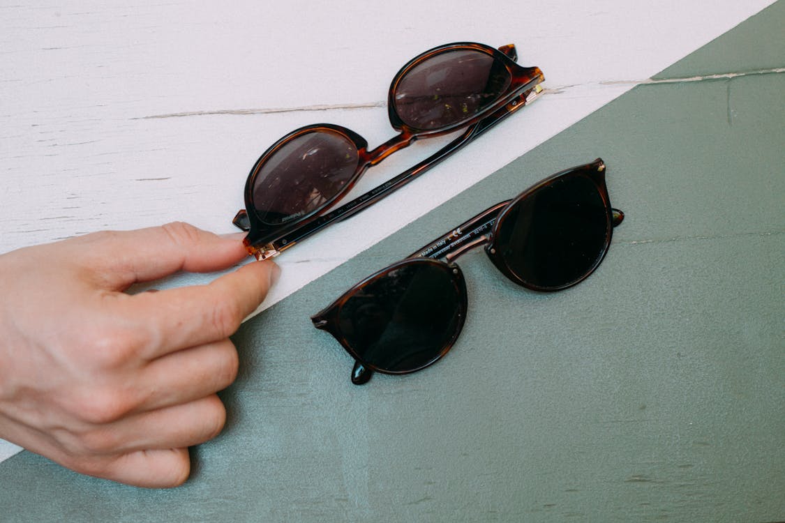 Close-Up Shot of Sunglasses 