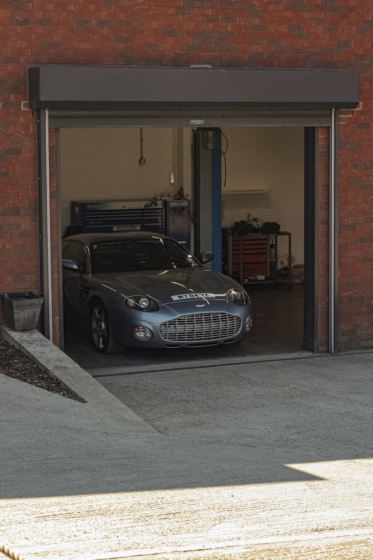 A Car In A Garage 