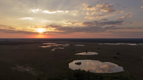 Kostenloses Stock Foto zu feld, feuchtgebiet, horizont