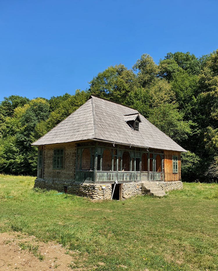 Rustic House In Summer