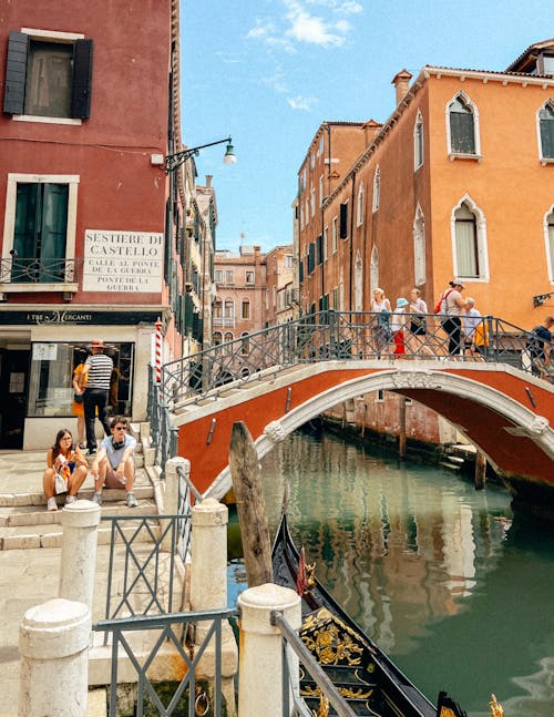 Foto stok gratis bangunan, itali, jembatan