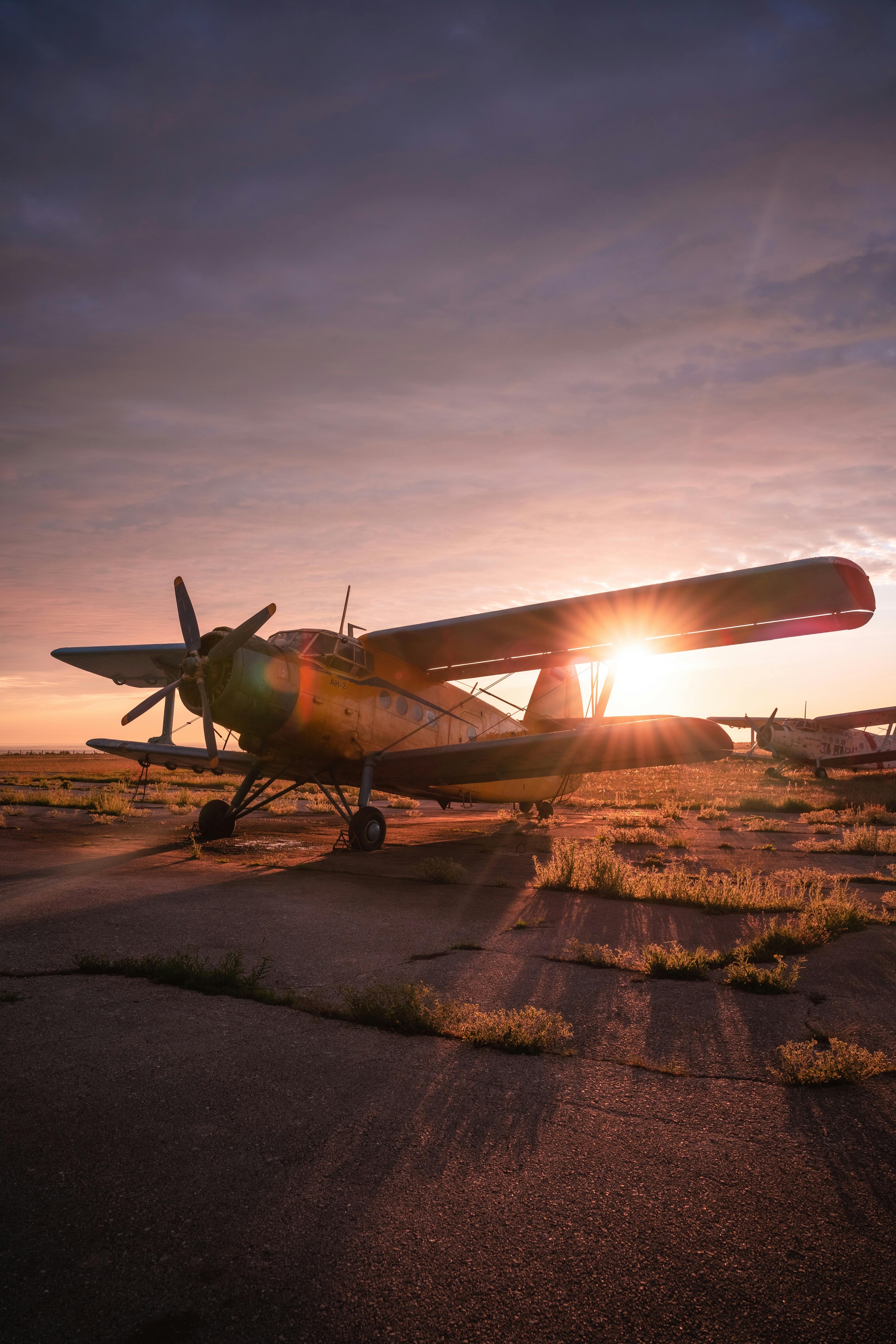 cessna 172 sunset