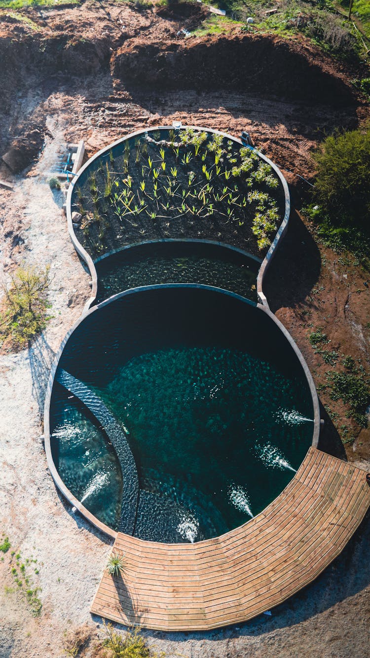 Aerial View Of Pool 