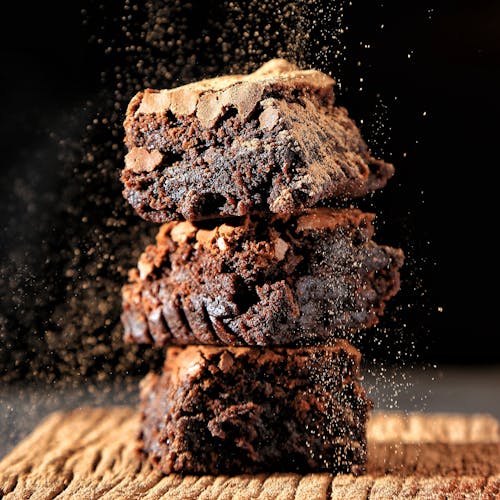 brownie'ler, çikolata, Gıda içeren Ücretsiz stok fotoğraf