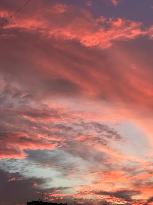 Základová fotografie zdarma na téma krásná obloha, nádherný západ slunce
