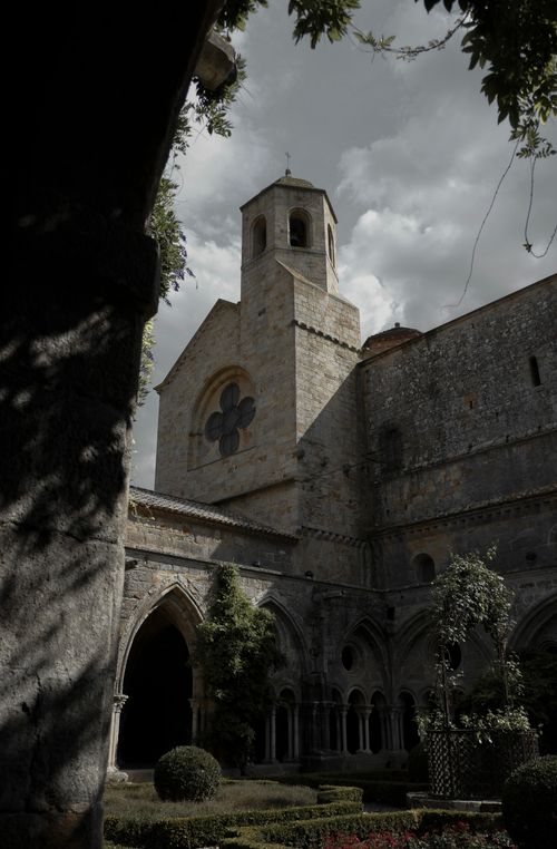 Free Explore the stunning medieval abbey featuring gothic architecture set against a dramatic sky. Stock Photo