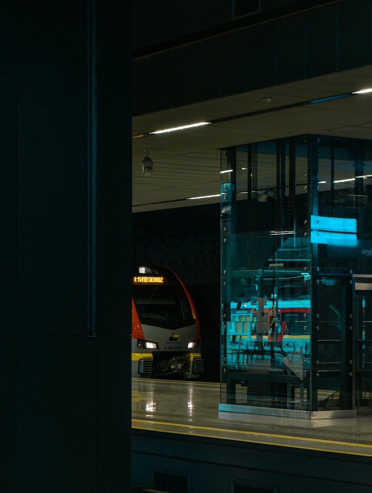 Elevator At Subway Station