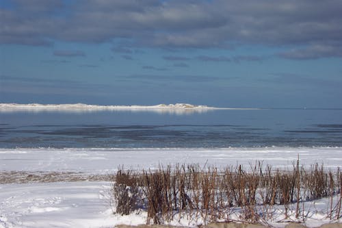 Free stock photo of beach, snow, winter landscape
