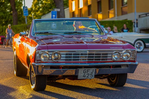 Red Classic Car 