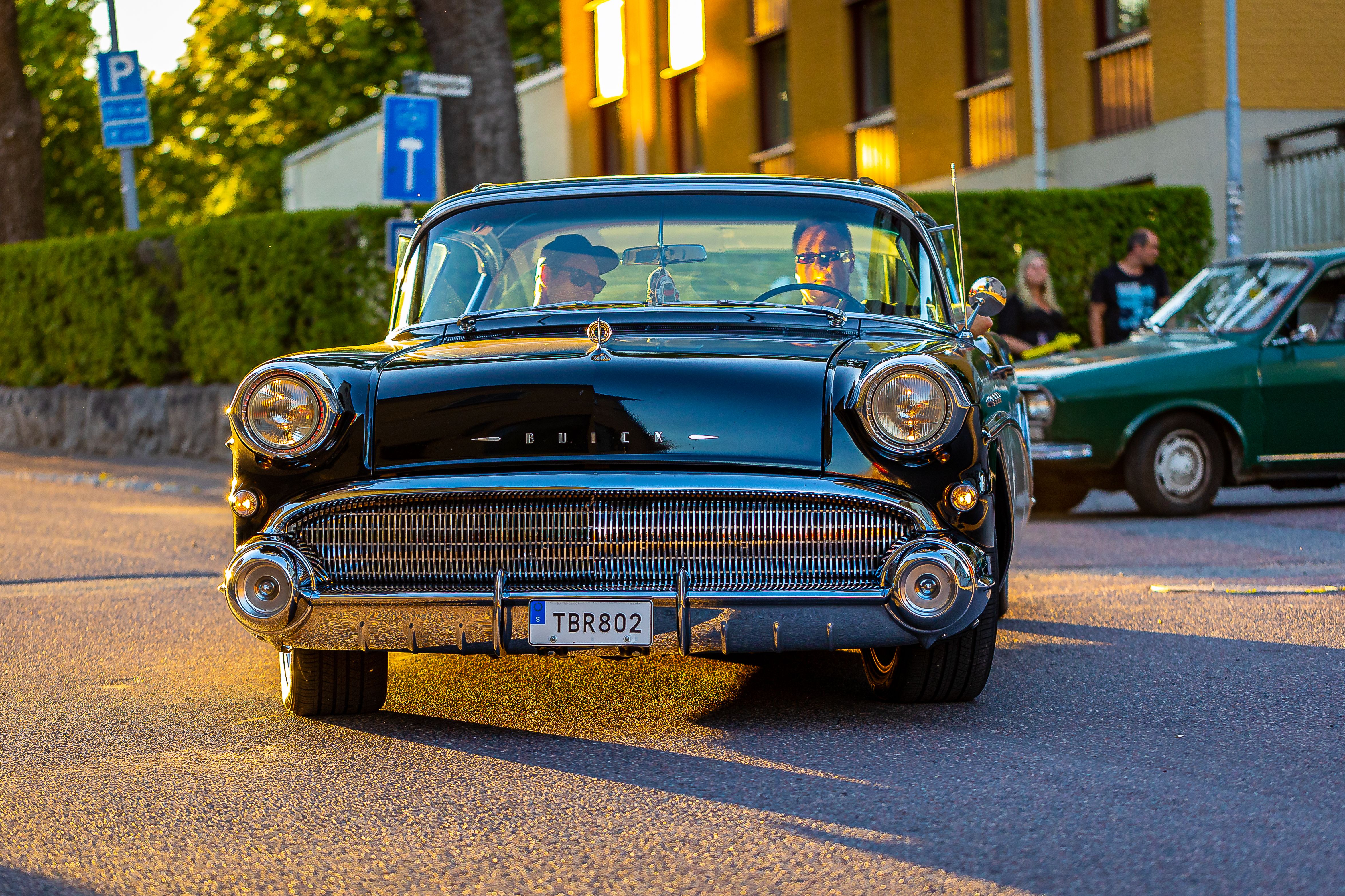 Classic Car on the Road · Free Stock Photo