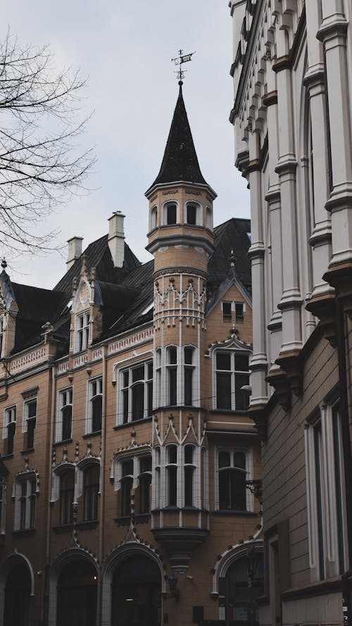 Tower on the Corner of a Building