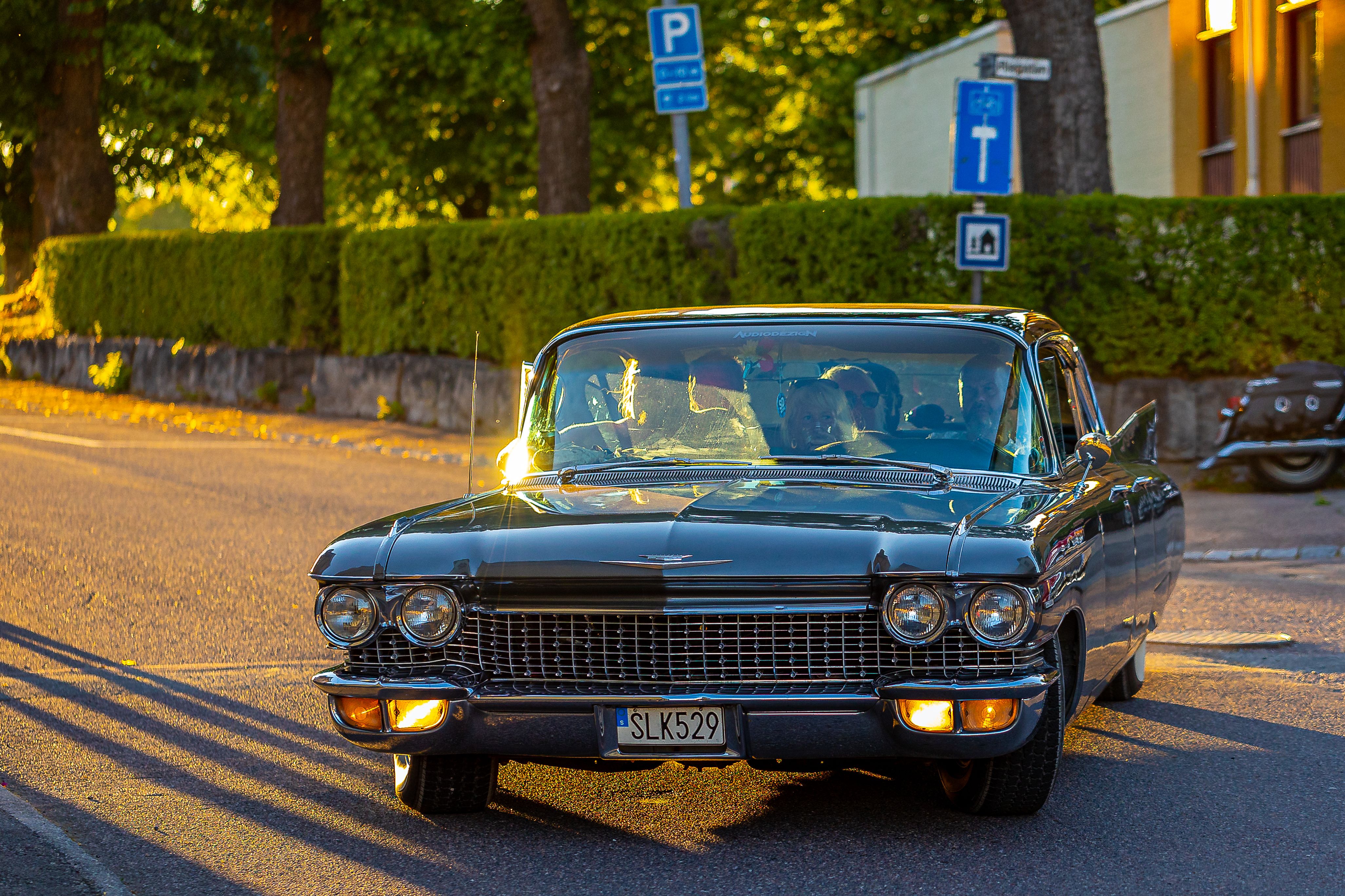 Classic Car on the Road · Free Stock Photo