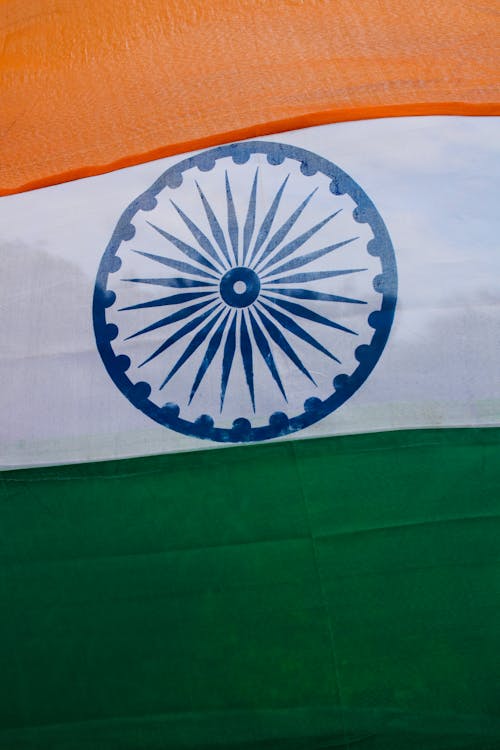 Fotobanka s bezplatnými fotkami na tému India, vlajka, zväčšenie