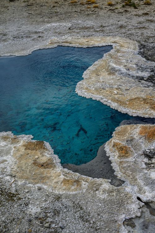 Rocky Hot Spring Hot Spring on a Desert · Free Stock Photo