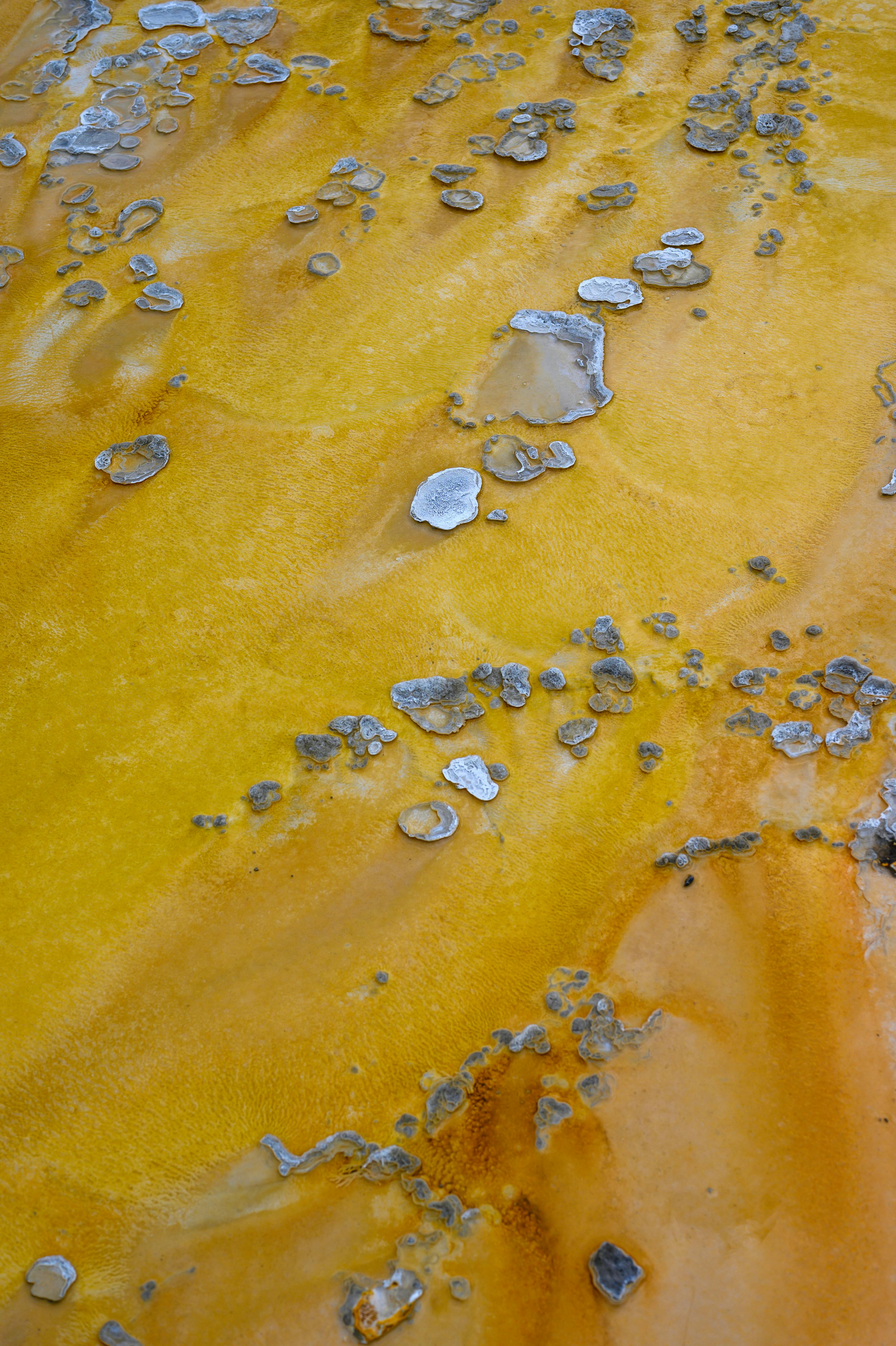 Vibrant abstract texture in yellow and orange, ideal for backgrounds and design projects.