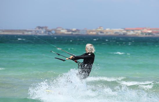 Prasonisi kite-surf beach day — Rhodes