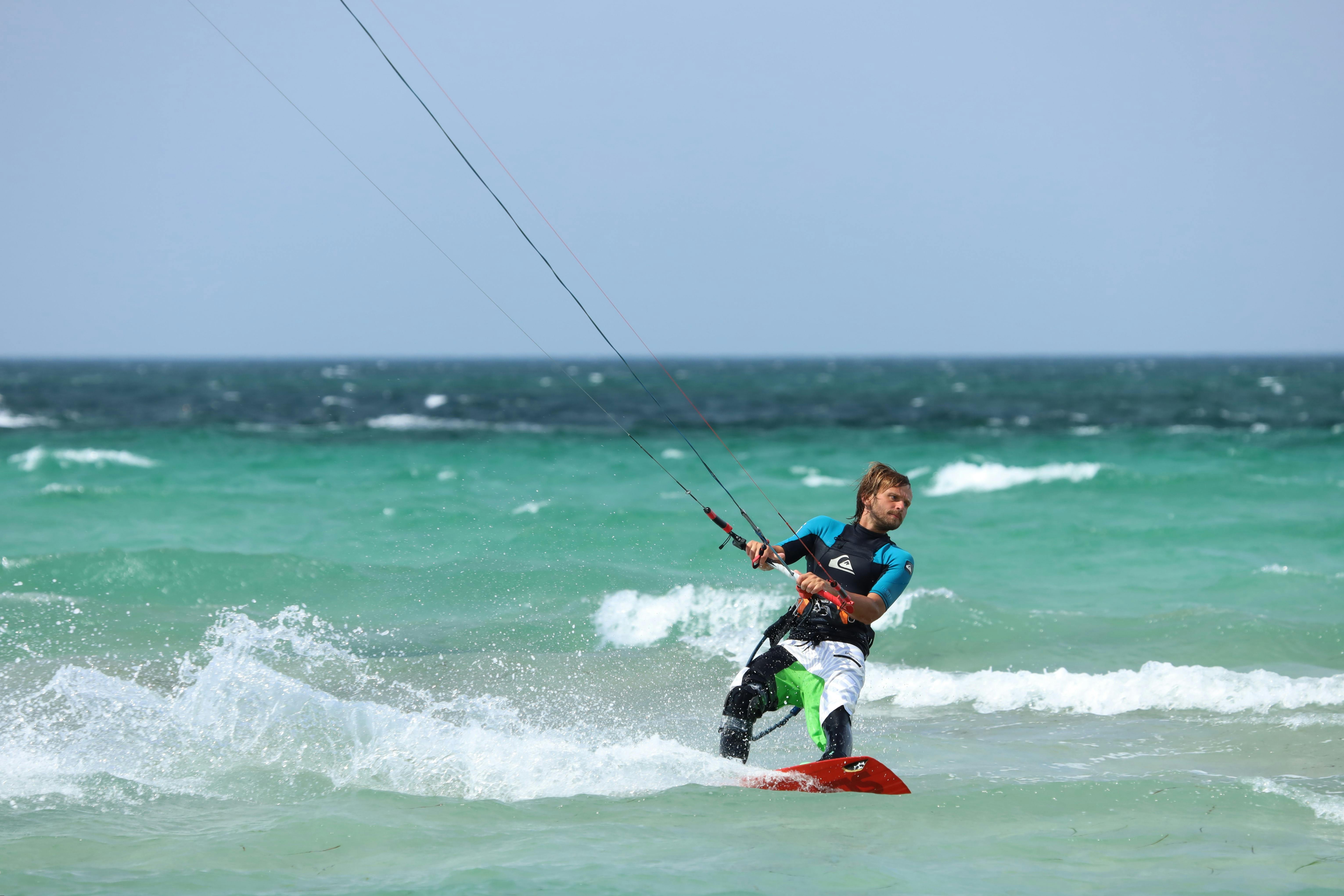 Kiteboarder on the Sea · Free Stock Photo